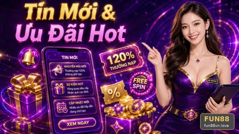 Khuyến Mãi FUN88 Tại fun88vn.love: Đọc Chi Tiết Giao Diện Tin Mới, Ưu Đãi Và Điều Kiện Khuyến Mãi Qua Góc Tiếp Cận Thân Thiện – Nhận Diện Thông Báo Giả Mạo Cùng Kênh Hỗ Trợ Chính Thức