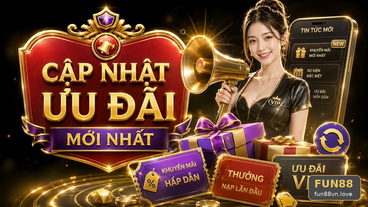 Gộp chung mọi banner ưu đãi FUN88: Sai lầm khi đọc điều kiện khuyến mãi