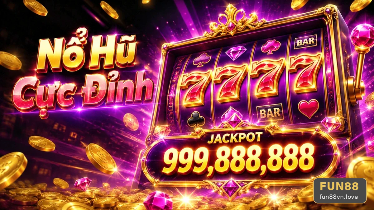 Dẫn Người Chơi FUN88 Kiểm Tra Cảnh Nổ Hũ Qua Thanh Jackpot
